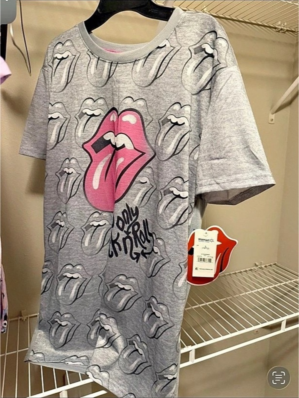 The Rolling Stones Rolling Stones Graphic Tee Gray Size Medium NWT